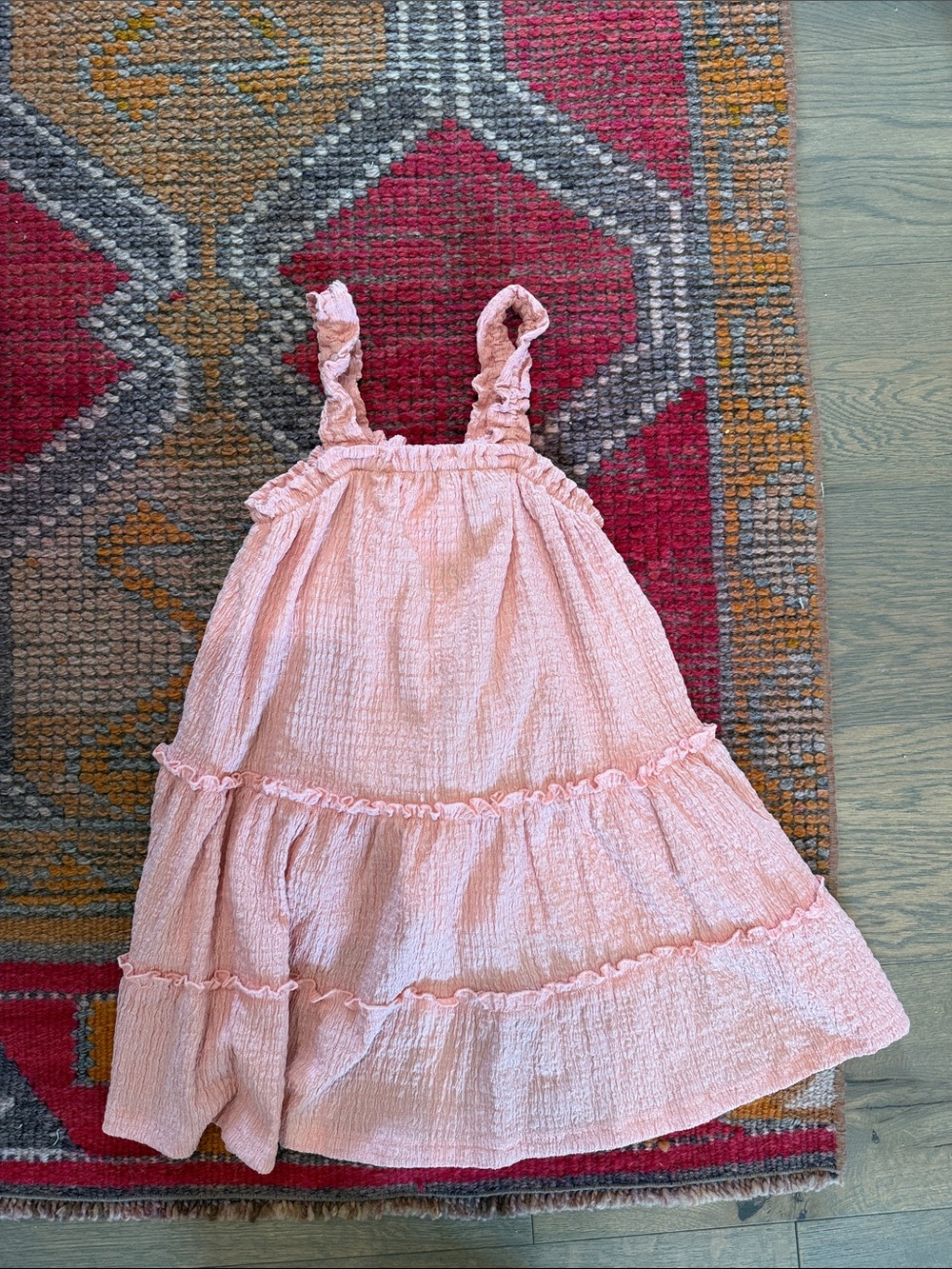 Zara Pink Ruffle Sundress